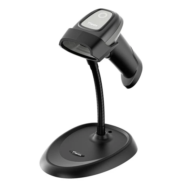 Tıwox Vs-336 2D Usb Kablolu El Tıpı Barkod Okuyucu +Cradle ürün görseli 1