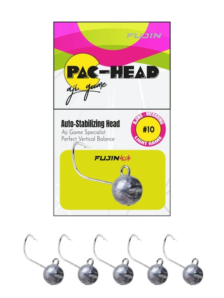 Fujin Pac-Head 10no Aji Game Jighead ürün görseli 1