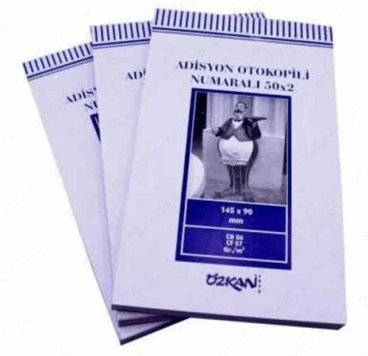 Özkan Adisyon Otokopili Numaralı 14,2X9Cm 50X2 - 2 adet ürün görseli 1