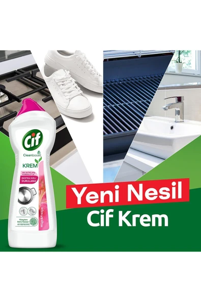 CİF Krem 750 ml Frezya & Müge Çiçeği - Resim 5