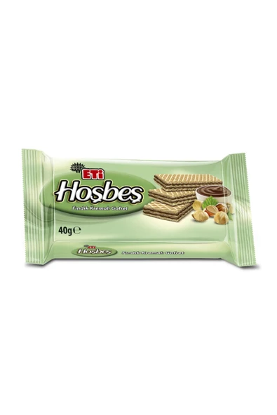 ETİ Hoşbeş Fındık Kremalı Gofret 40 gr ürün görseli 1