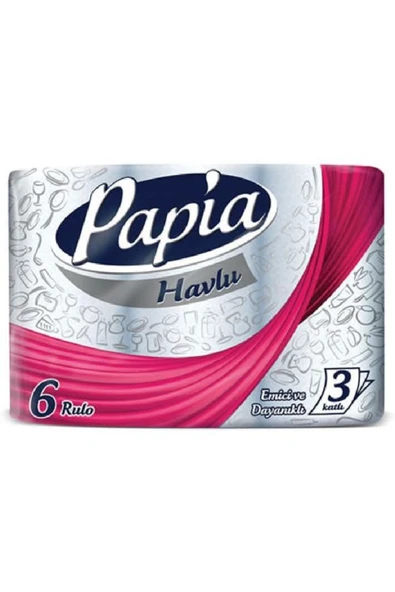 PAPIA HAVLU 6 LI ürün görseli 1