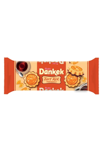 ÜLKER Dankek Tart Kek Portakallı 180g ürün görseli 1