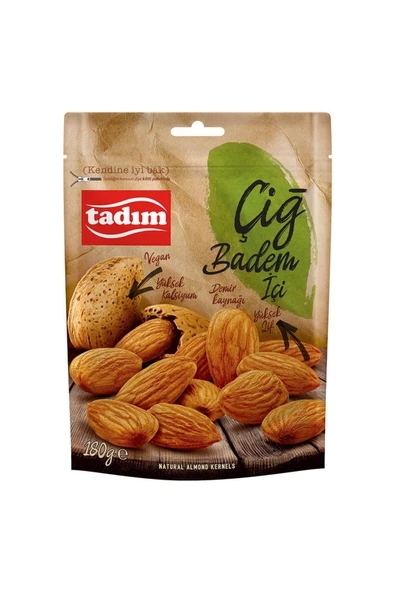 TADIM Çiğ Badem 180 g ürün görseli 1