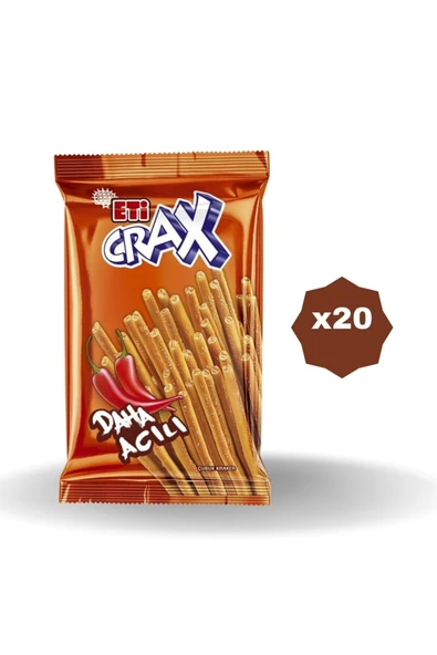 ETİ Crax Acılı 50 Gr X 20 Adet ürün görseli 1