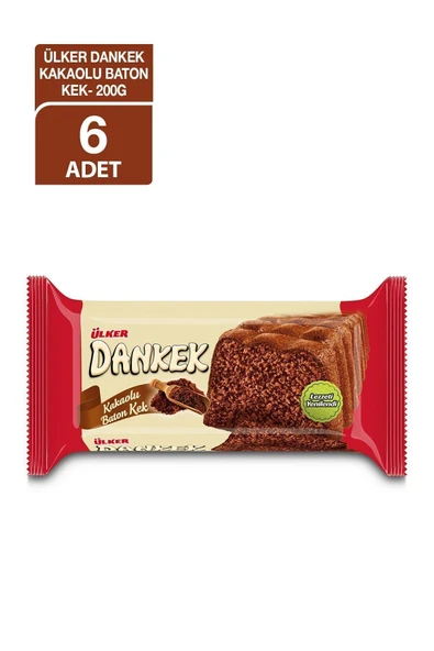 ÜLKER Dankek Kakaolu Baton Kek 6 Adet ürün görseli 1