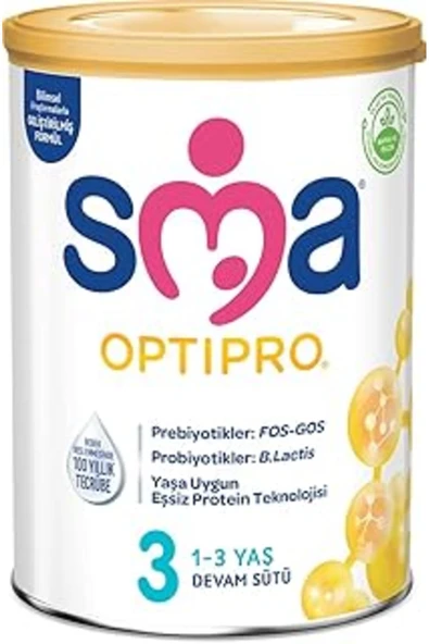 Sma Optipro 3 Devam Sütü (1-3 Yaş, 400 G) ürün görseli 1