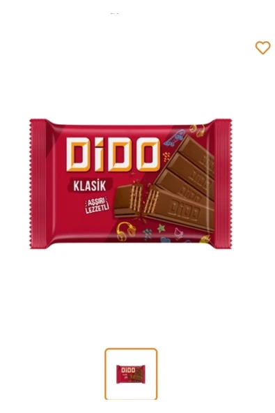 ÜLKER Dido Kare 55,5 gr 12 Adet ürün görseli 1