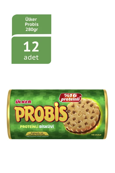 ÜLKER Probis Sandviç Bisküvi 12 Adet ürün görseli 1