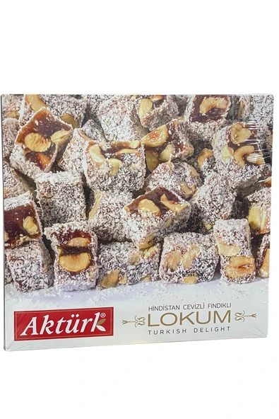 Fındıklı Hindistan Cevizli Çifte Kavrulmuş Lokum 300 Gr. X 3 Adet ürün görseli 1