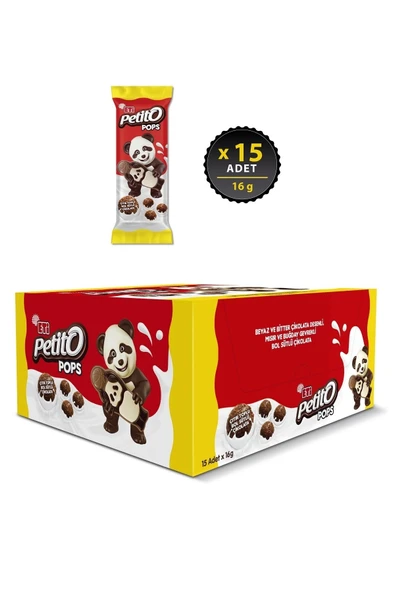 ETİ Petito Pops 16 g x 15 Adet - Resim 2