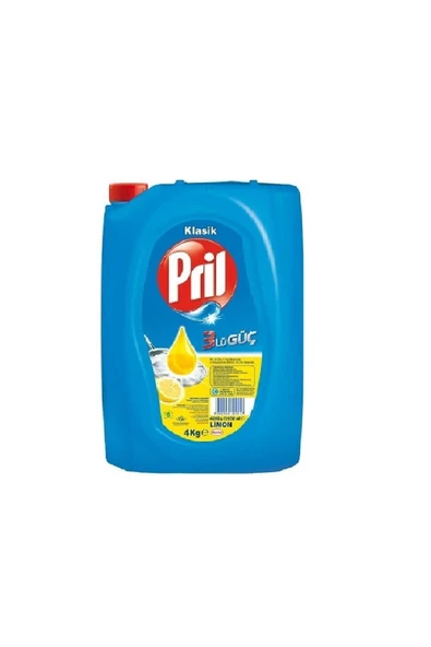 PRİL Elde Bulaşık Deterjanı Üç Etkili Güç Limon 4 kg ürün görseli 1