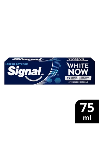 SİGNAL White Now Leke Karşıtı Kahve Ve Sigara Içenler Için Beyazlatıcı Diş Macunu 75 ml ürün görseli 1