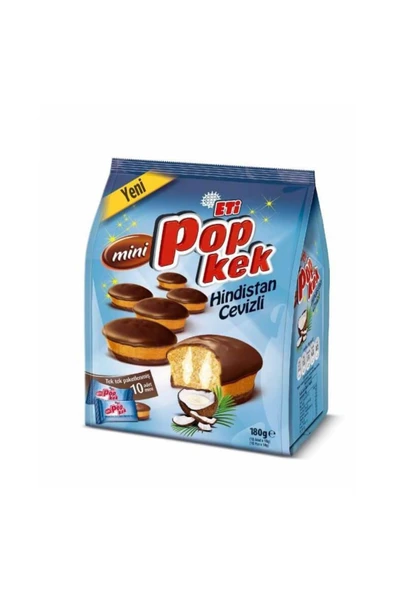 ETİ Popkek Mini Hindistan Cevizli Kek 180 gr ürün görseli 1