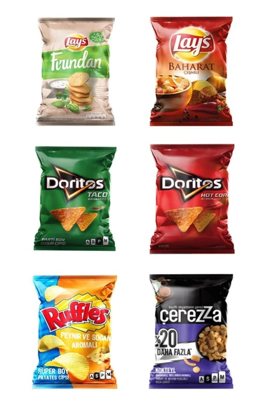 Lays Ruffles Çerezza Karma Cips Paketi Karma Cips Paketi ürün görseli 1
