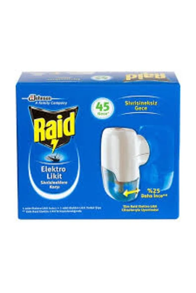 RAİD ELEKTRO LİKİT MAKİNE SET 45 GECE ürün görseli 1