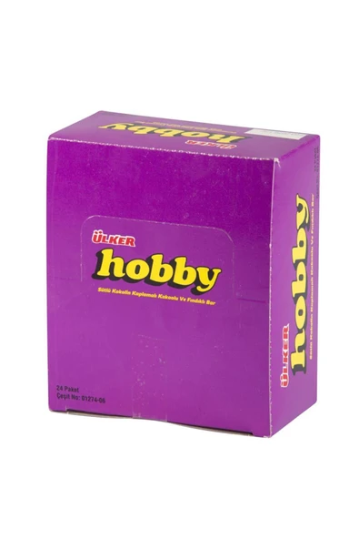 ÜLKER Hobby Çikolatalı Fındıklı Bar 30 Gr (24 Adet) ürün görseli 1