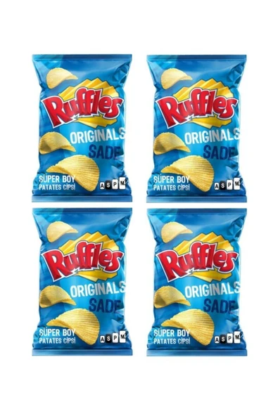 Doritos Ruffles Orjinal Sade Patates Cips 4 Adet x 107 Gram ürün görseli 1