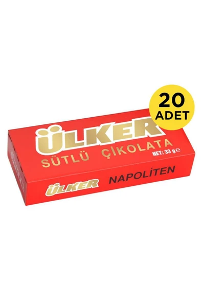 ÜLKER Napoliten Çikolata 33 g x 20 Adet ürün görseli 1