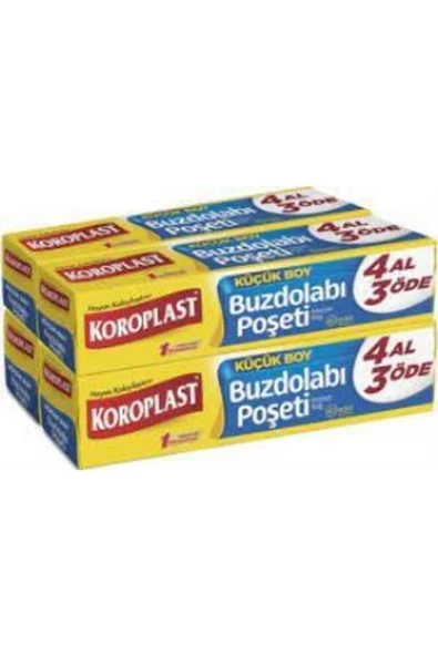 Koroplast Buzdolabı Poşeti 4Al 3Öde Küçük 40 Lı 20*30 ürün görseli 1