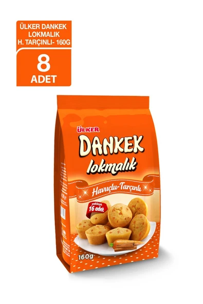 ÜLKER Dankek Lokmalık Havuçlu Tarçınlı 160 Gr X 8 Adet ürün görseli 1