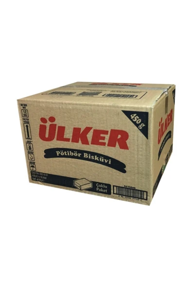 ÜLKER Pötibör Sade 450gr x 10 Adet - Resim 2