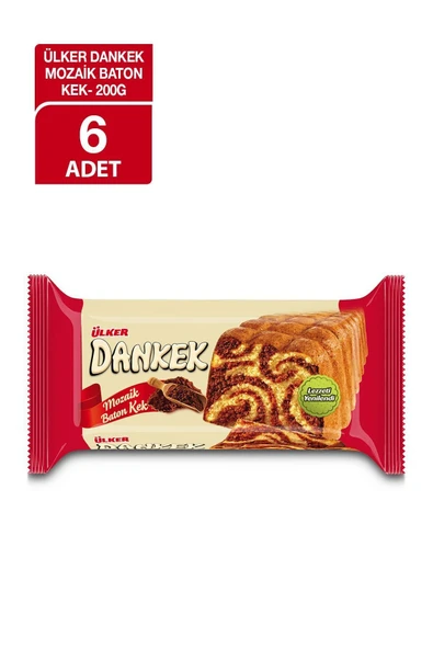 ÜLKER Dankek Mozaik Baton Kek 6 Adet ürün görseli 1
