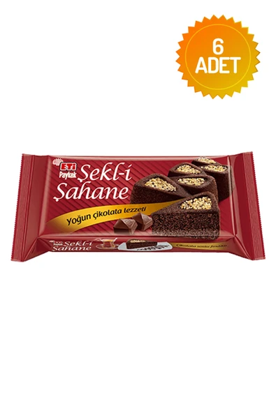 ETİ Paykek Şekli Şahane Çikolatalı Fındıklı (6 Adet) ürün görseli 1