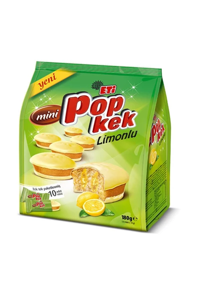 ETİ Popkek Mini Limonlu Kek 180 gr - Resim 2
