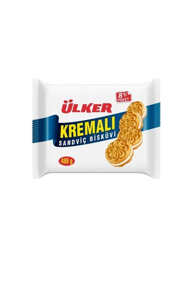 ÜLKER KREMALI SANDVİÇ 488 GR - Resim 2