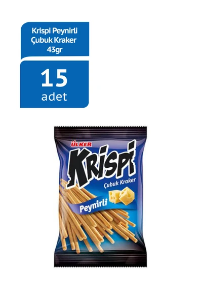 ÜLKER t Krispi Peynirli Çubuk Kraker 54 GR 15 ADET ürün görseli 1