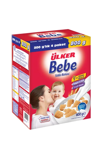 ÜLKER Bebe Bisküvisi 2'li 800 gr - Resim 2