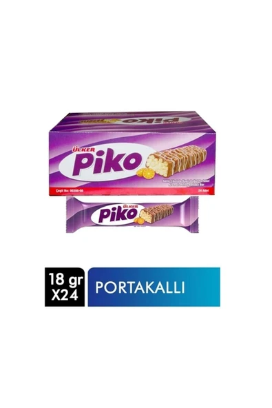 ÜLKER Piko Portakallı Kaplamalı Bar 18 g x 24 Adet ürün görseli 1