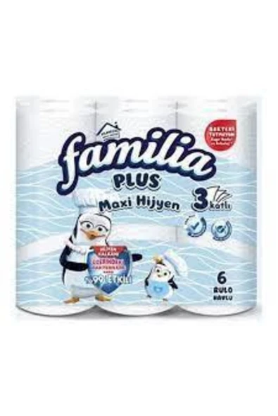 FAMİLLA PLUS MAXİ HİJYEN HAVLU 6 RULO ürün görseli 1