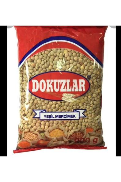 DOKUZLAR 1 KG YEŞİL MERCİMEK ürün görseli 1