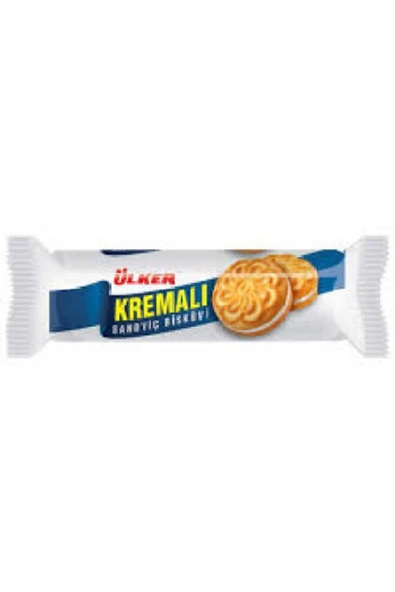 ÜLKER KREMALI Sandviç Bisküvi - 61 gram - 24 Adet ürün görseli 1