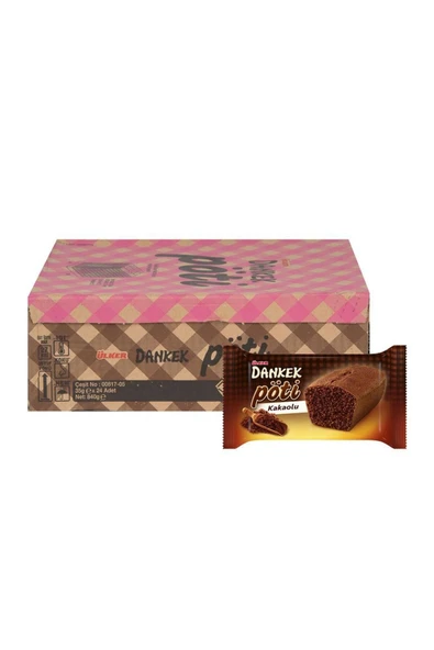 ÜLKER Dankek Pöti Muffin Kek Kakaolu 35 g x 24 Adet ürün görseli 1