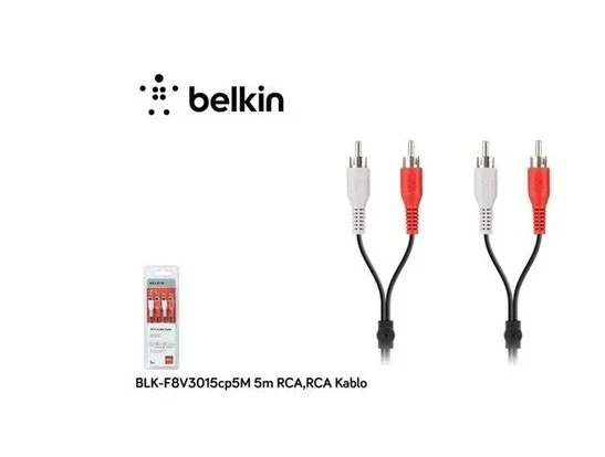 BELKİN BLK-F8V3015CP5M 5M RCA, SES KABLOSU ürün görseli 1