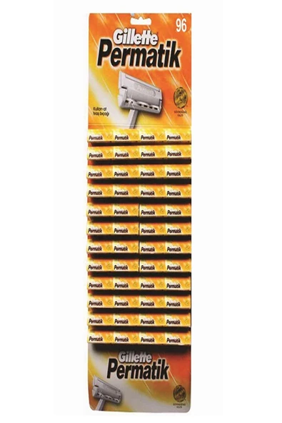Gillette Permatik Tek Kartela *96 ürün görseli 1