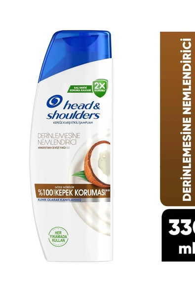 Head & Shoulders Derinlemesine Nemlendirici Hindistan Cevizi Yağı Şampuan 330 ml ürün görseli 1