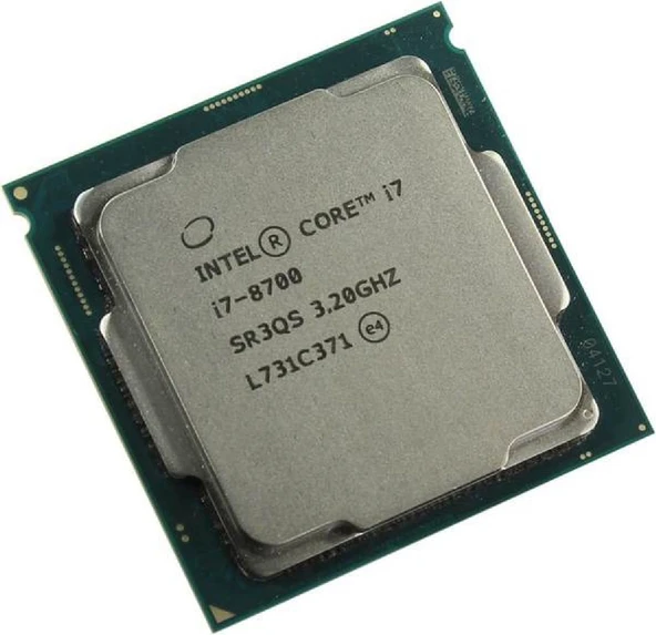 PTTAVM: INTEL CORE İ7 8700 1151P İŞLEMCİ TRAY