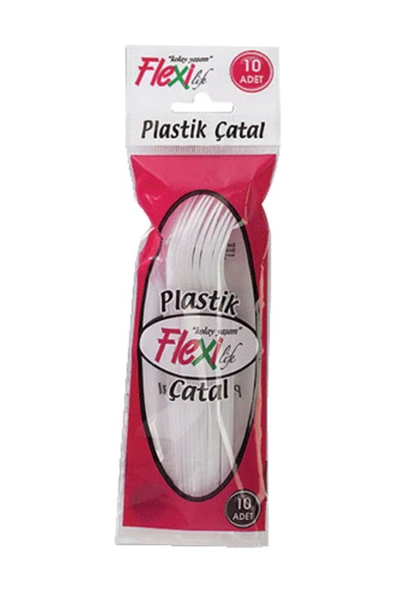 Plastik Çatal 10 Adet ürün görseli 1