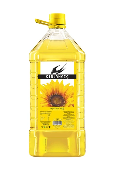 KIRLANGIÇ Ayçiçek Yağı Pet 5 L ürün görseli 1