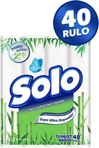 Solo Tuvalet Kağıdı Bambu Katkılı 40'li ürün görseli 1
