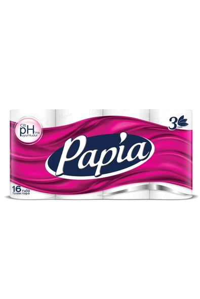 Papia Tuvalet Kağıdı 3 Katlı 16 Lı X 3 Adet ürün görseli 1