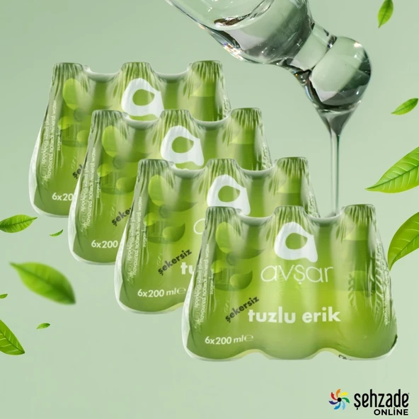 Avşar Tuzlu Erik Aromalı Maden Suyu 24 x 200 ml ürün görseli 1