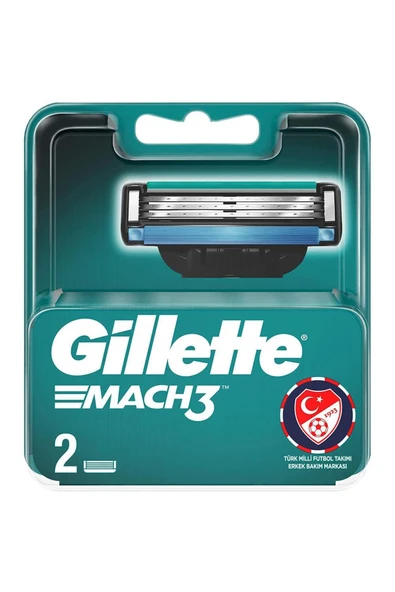 GİLLETTE Mach3 Yedek Tıraş Bıçağı 2li ürün görseli 1