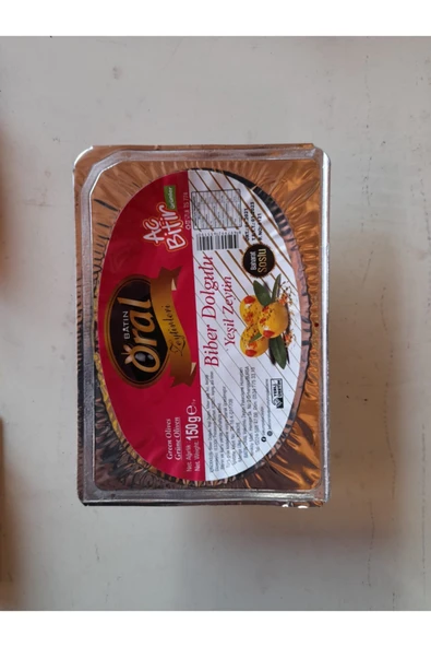 Biber Dolgulu Yeşil Zeytin 150 gr ürün görseli 1