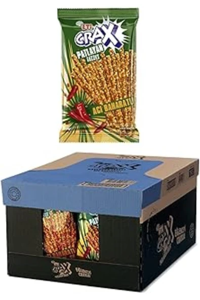 Eti Crax Patlayan Lezzet Acı Baharatlı Çubuk Kraker 50 G X 20 Adet ürün görseli 1