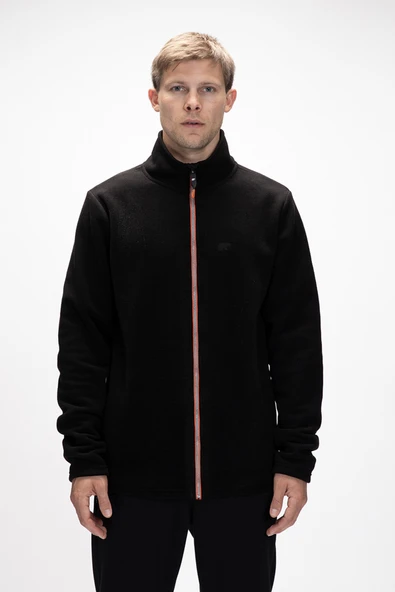 BAD BEAR SKY FULL ZIP POLAR TAM FERMUAR SİYAH POLAR 25.02.12.021 ürün görseli 1